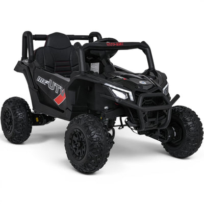 Carro Elétrico para Criança Buggy UTV-MX 12v Preto BATERIA DE LITIO c/ RODAS DE BORRACHA & ASSENTO EM PELE