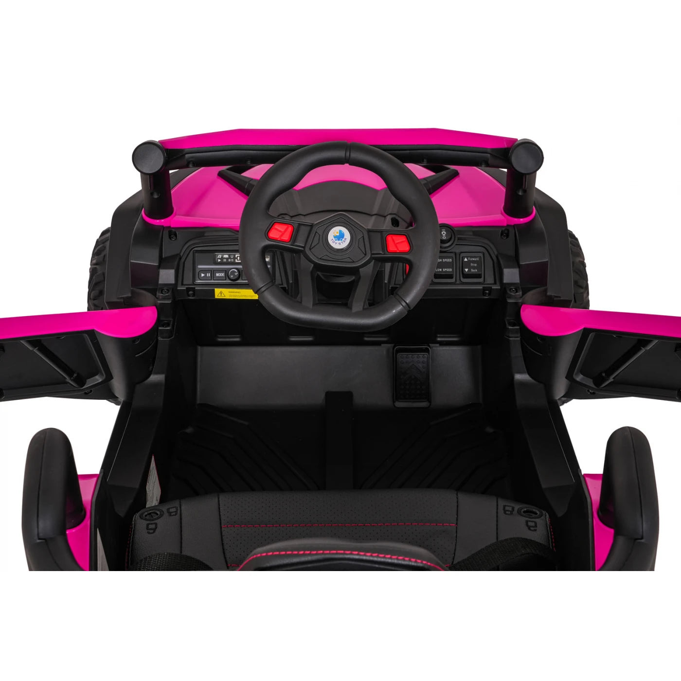 Carro Elétrico para Criança Buggy UTV-MX 12v Rosa BATERIA DE LITIO c/ RODAS DE BORRACHA & ASSENTO EM PELE