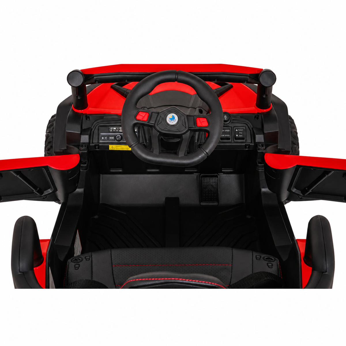 Carro Elétrico para Criança Buggy UTV-MX 12v Vermelho BATERIA DE LITIO c/ RODAS DE BORRACHA & ASSENTO EM PELE