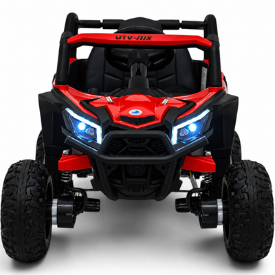 Carro Elétrico para Criança Buggy UTV-MX 12v Vermelho BATERIA DE LITIO c/ RODAS DE BORRACHA & ASSENTO EM PELE