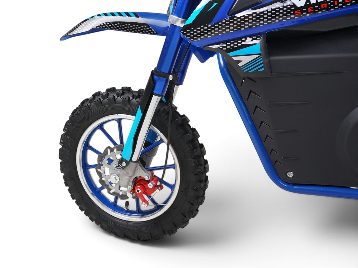 Mota de cross elétrica Viper azul