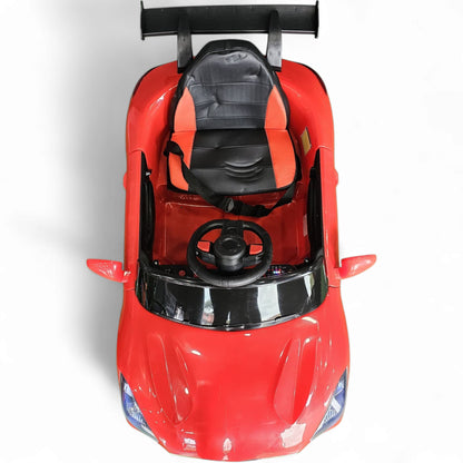 Carro Elétrico para Criança BM Z4 Style Vermelho 12v c/ RODAS DE BORRACHA & ASSENTO EM PELE