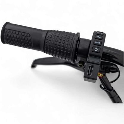 Mota Elétrica para Criança  Chopper Warrior 36v 350watts até 16Km/h Cinzenta c/ RODAS PNEUMÁTICAS & ASSENTO EM PELE