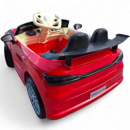 Carro Elétrico para Criança CLA63 Style Vermelho 12v c/ RODAS DE BORRACHA & ASSENTO EM PELE