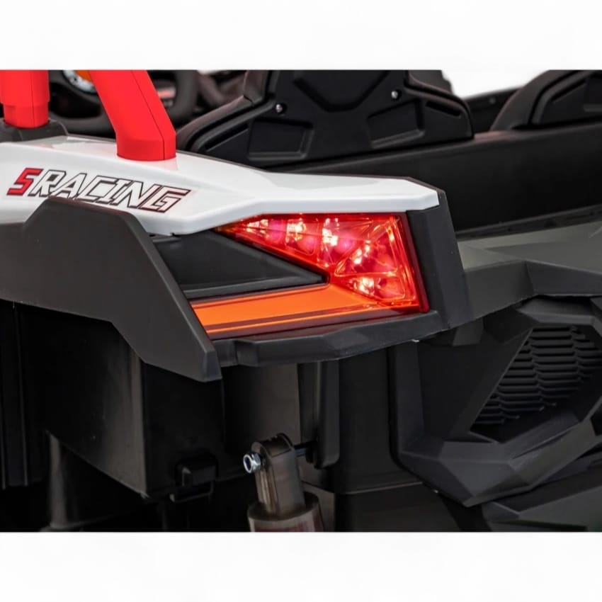Carro Elétrico para Criança MAVERICK STYLE RR 4x4 24v Vermelho c/ RODAS DE BORRACHA & ASSENTO EM PELE