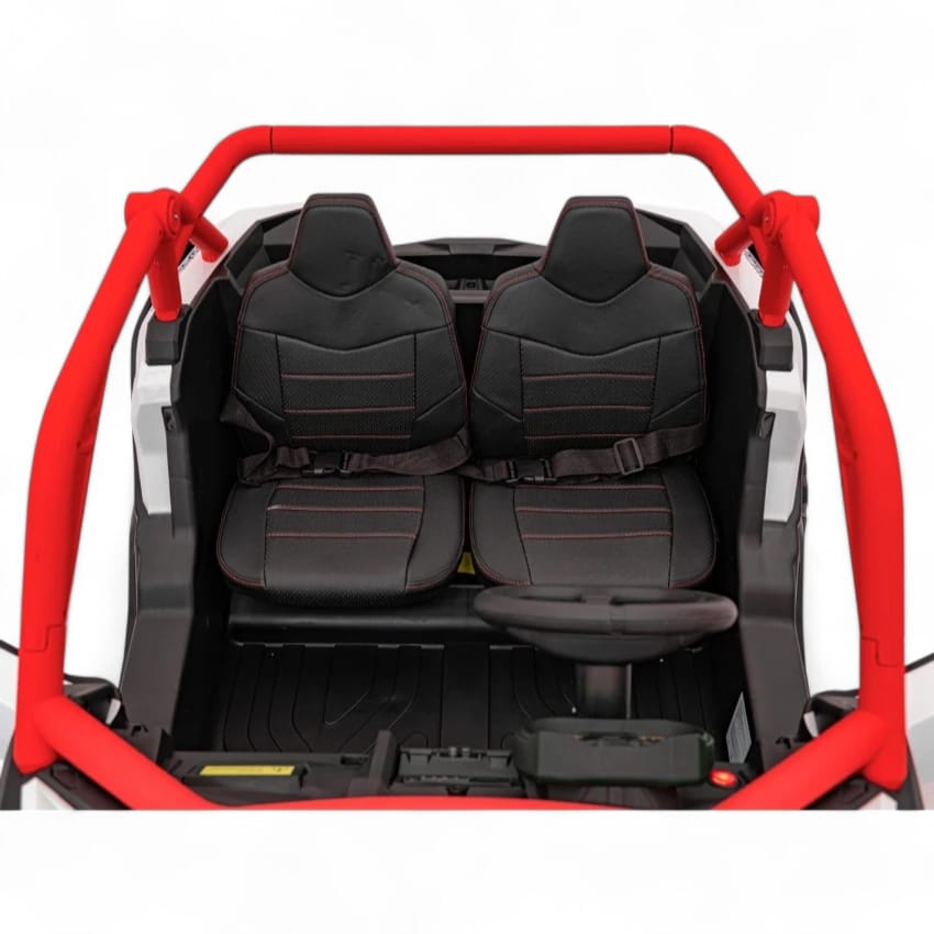 Carro Elétrico para Criança MAVERICK STYLE RR 4x4 24v Vermelho c/ RODAS DE BORRACHA & ASSENTO EM PELE