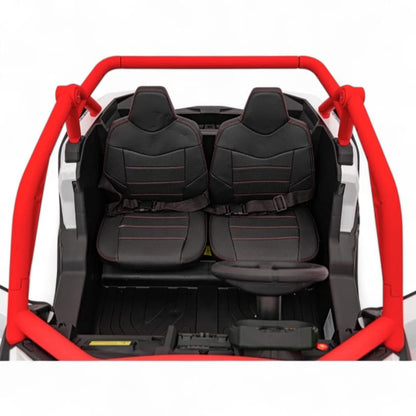 Carro Elétrico para Criança MAVERICK STYLE RR 4x4 24v Vermelho c/ RODAS DE BORRACHA & ASSENTO EM PELE