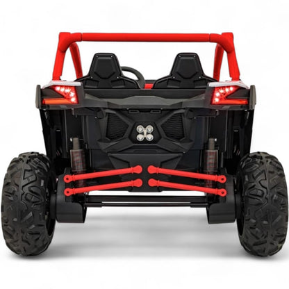 Carro Elétrico para Criança MAVERICK STYLE RR 4x4 24v Vermelho c/ RODAS DE BORRACHA & ASSENTO EM PELE