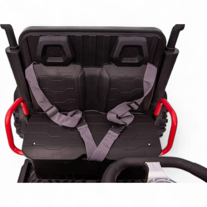 Carro Elétrico para Criança FARM TRUCK 12v Vermelho 4x4 c/ Rodas de Borracha & Assentos em Pele