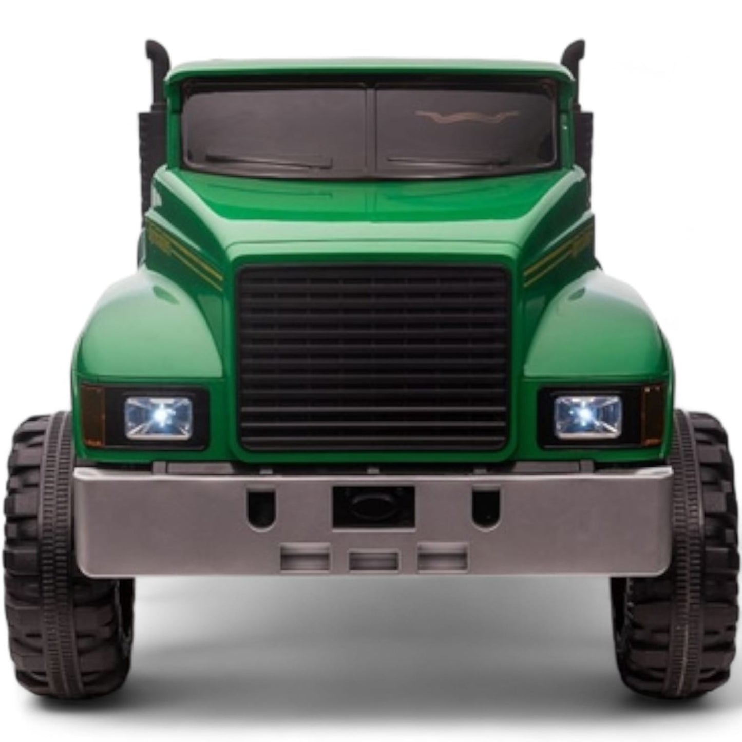 Carro Elétrico para Criança FARM TRUCK 12v Verde 4x4 c/ Rodas de Borracha & Assentos em Pele