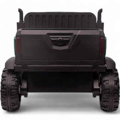 Carro Elétrico para Criança FARM TRUCK 12v Verde 4x4 c/ RODAS DE BORRACHA & ASSENTO EM PELE