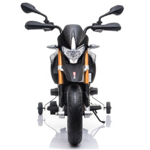 Aprilia Dorsoduro 12V Preta – mota elétrica para criança (vista 2)