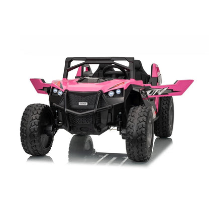 Carro Elétrico para Criança BUGGY RTR 4x4 24v Rosa 2 LUGARES, RODAS DE BORRACHA & ASSENTO EM PELE