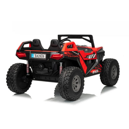 Carro Elétrico para Criança BUGGY RTR 4x4 24v Vermelho 2 LUGARES, RODAS DE BORRACHA & ASSENTO EM PELE