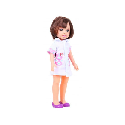 Boneca Enfermeira c/ Acessórios Médicos