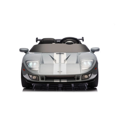 Carro Elétrico para Criança FORD GT 24v Cinza 4x4  c/ RODAS DE BORRACHA & ASSENTO EM PELE