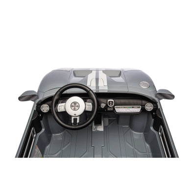 Carro Elétrico para Criança FORD GT 24v Cinza 4x4  c/ RODAS DE BORRACHA & ASSENTO EM PELE