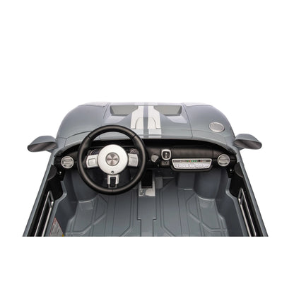 Carro Elétrico para Criança FORD GT 24v Cinza 4x4  c/ RODAS DE BORRACHA & ASSENTO EM PELE