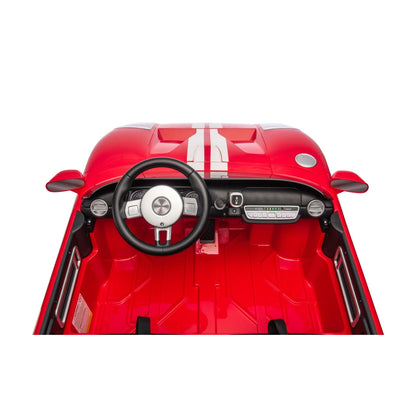 Carro Elétrico para Criança FORD GT 24v Vermelho 4x4 c/ RODAS DE BORRACHA & ASSENTO EM PELE