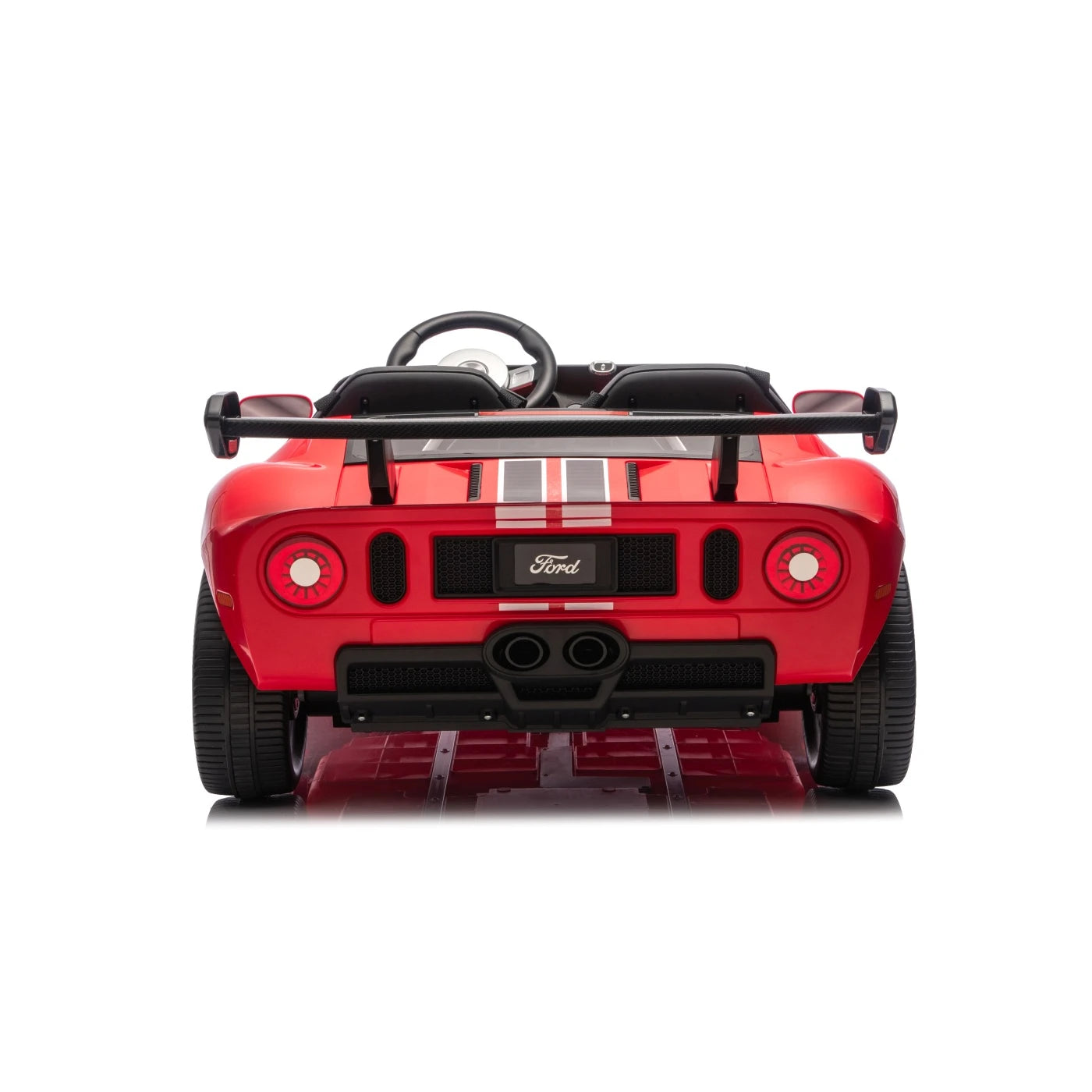 Carro Elétrico para Criança FORD GT 24v Vermelho 4x4 c/ RODAS DE BORRACHA & ASSENTO EM PELE
