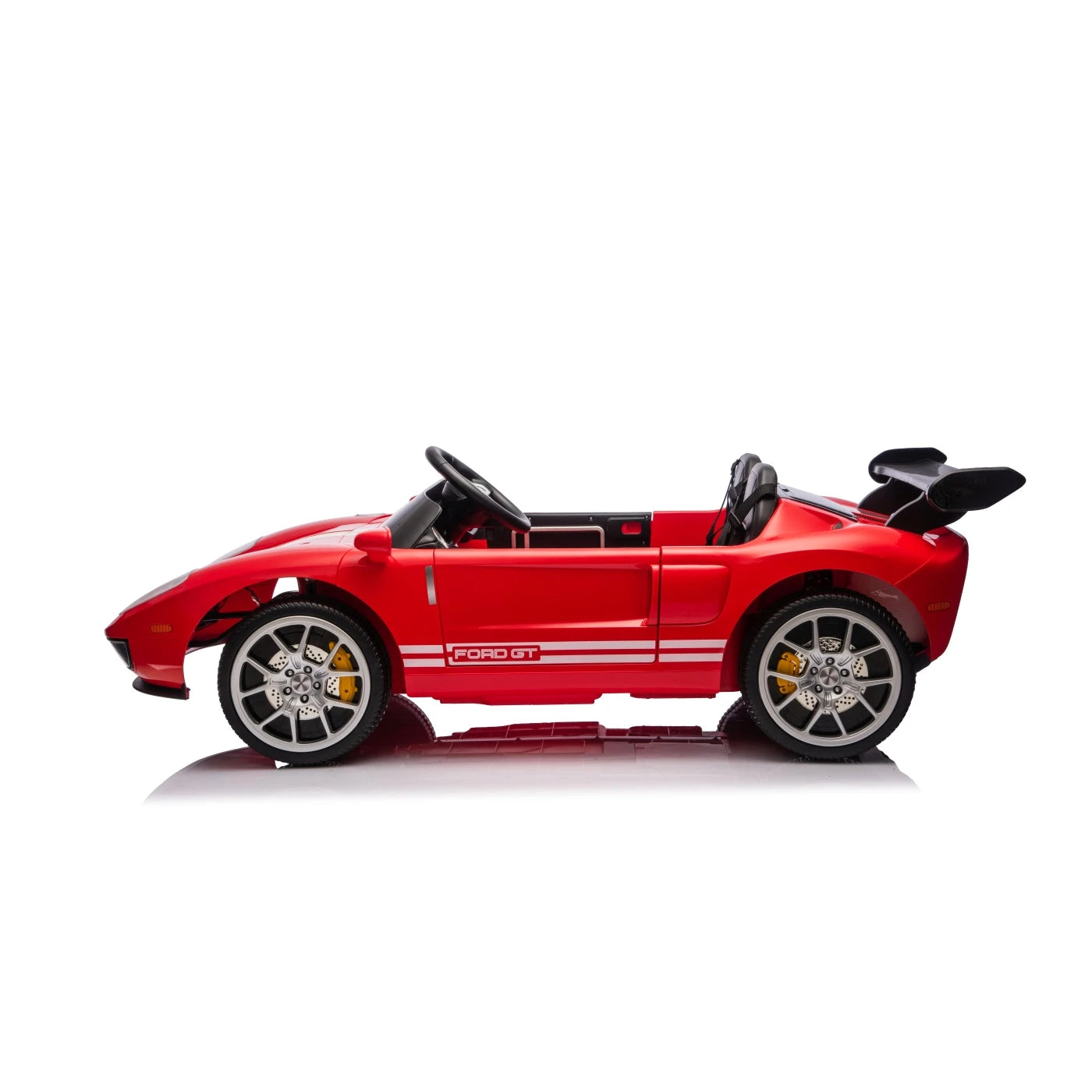 Carro Elétrico para Criança FORD GT 24v Vermelho 4x4 c/ RODAS DE BORRACHA & ASSENTO EM PELE