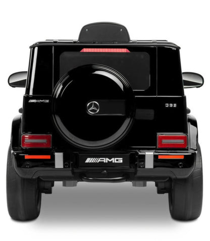 Carro Elétrico para Criança MERCEDES G63 12v Preto c/ RODAS DE BORRACHA & ASSENTO EM PELE