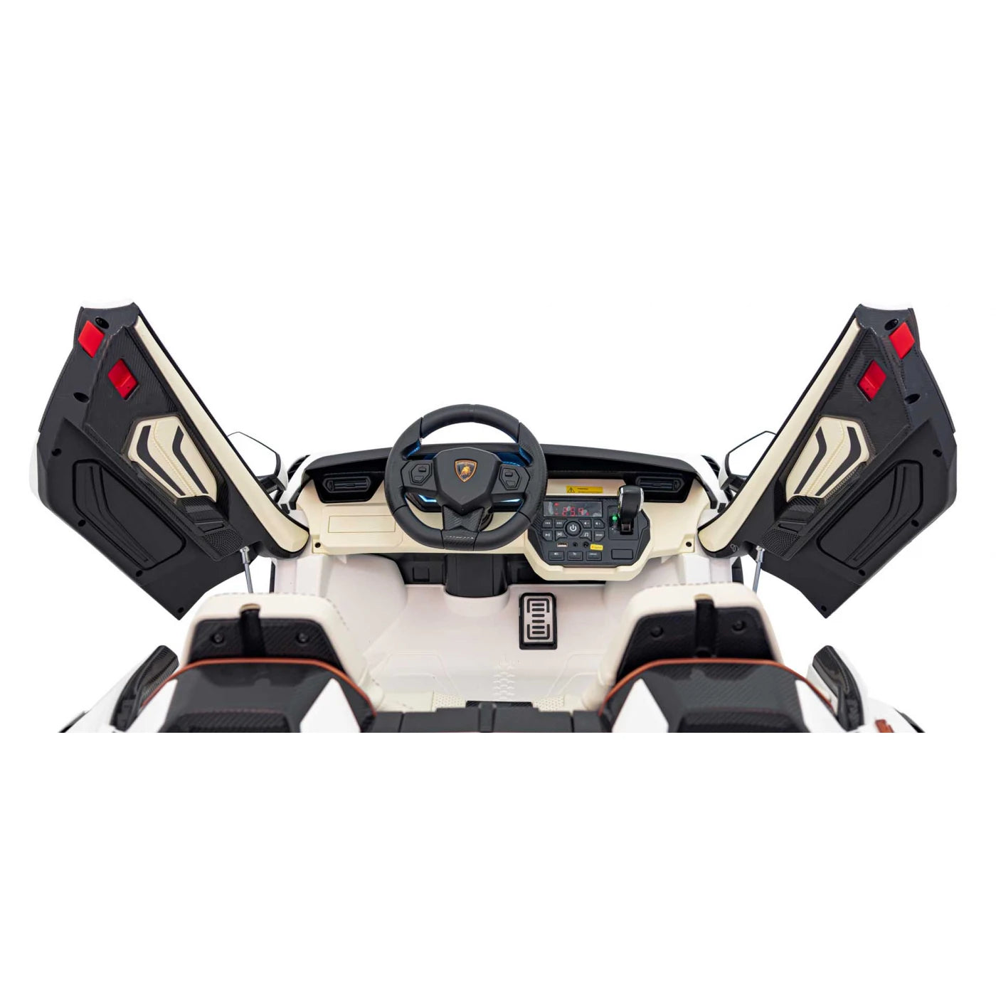 Carro Elétrico para Criança Lamborghini Sian 2 24v c/ RODAS DE BORRACHA & ASSENTO EM PELE