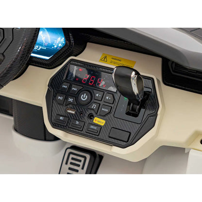 Carro Elétrico para Criança Lamborghini Sian 2 24v c/ RODAS DE BORRACHA & ASSENTO EM PELE