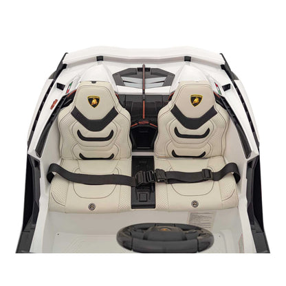 Carro Elétrico para Criança Lamborghini Sian 2 24v c/ RODAS DE BORRACHA & ASSENTO EM PELE