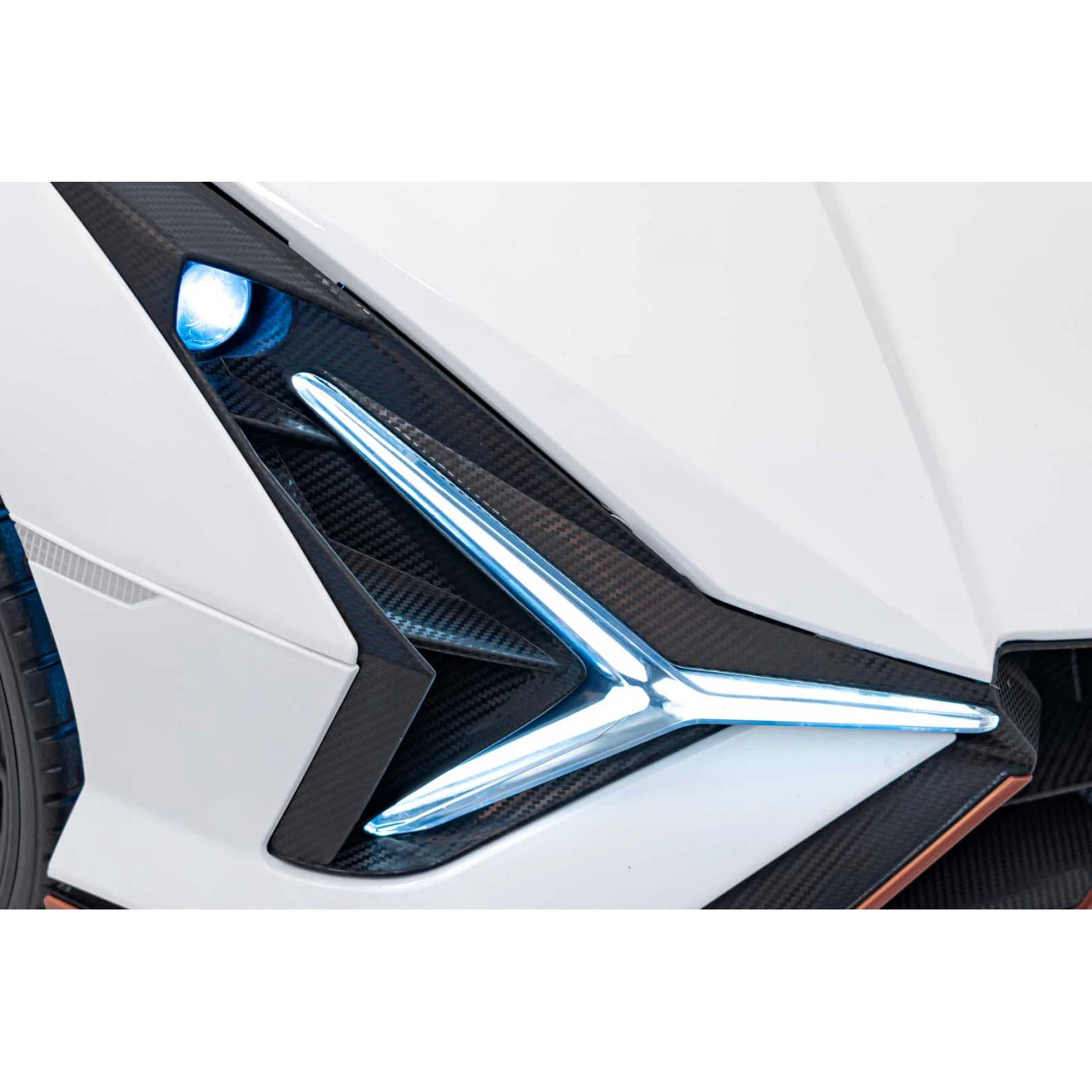 Carro Elétrico para Criança Lamborghini Sian 2 24v c/ RODAS DE BORRACHA & ASSENTO EM PELE