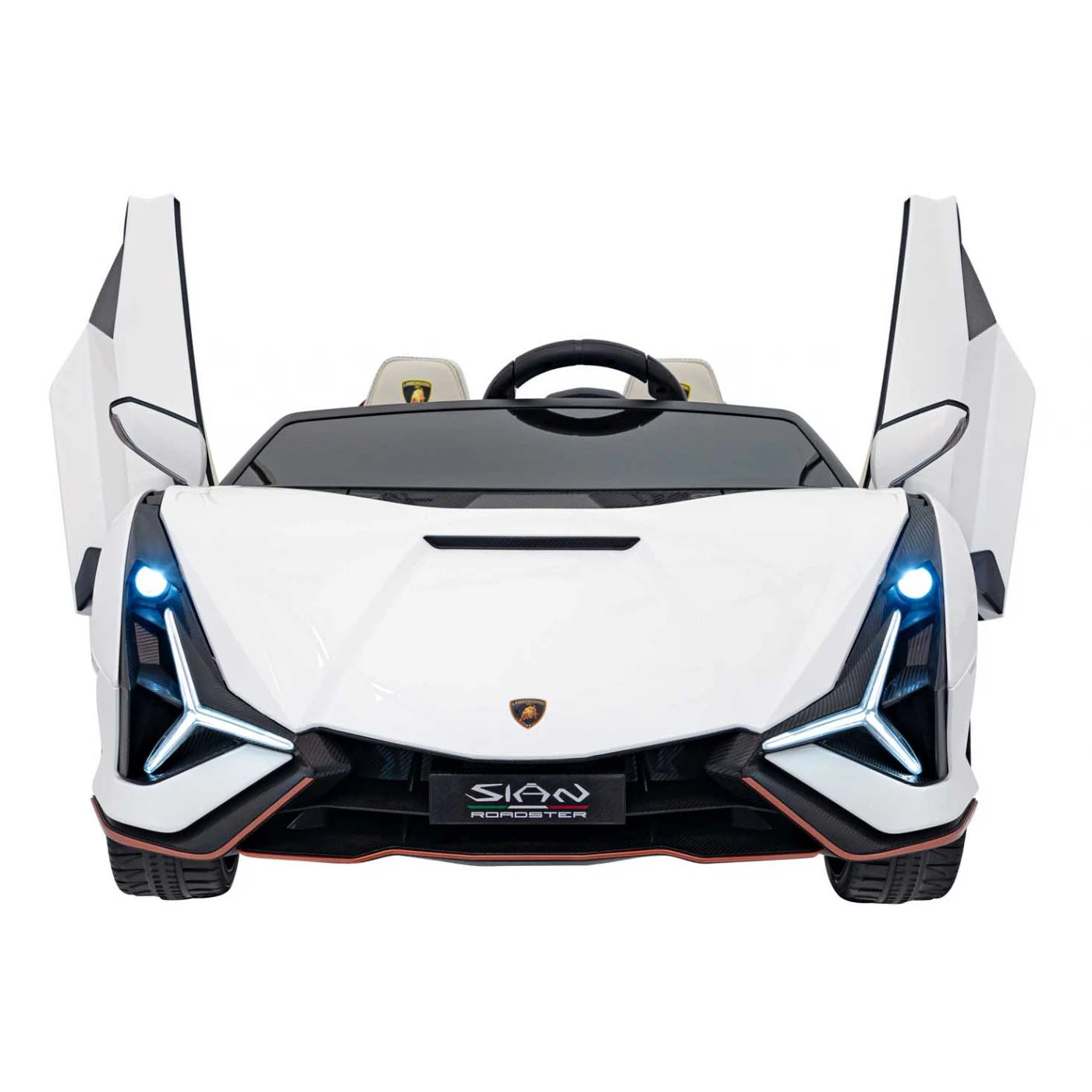 Carro Elétrico para Criança Lamborghini Sian 2 24v c/ RODAS DE BORRACHA & ASSENTO EM PELE