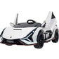 Carro Elétrico para Criança Lamborghini Sian 2 24v c/ RODAS DE BORRACHA & ASSENTO EM PELE
