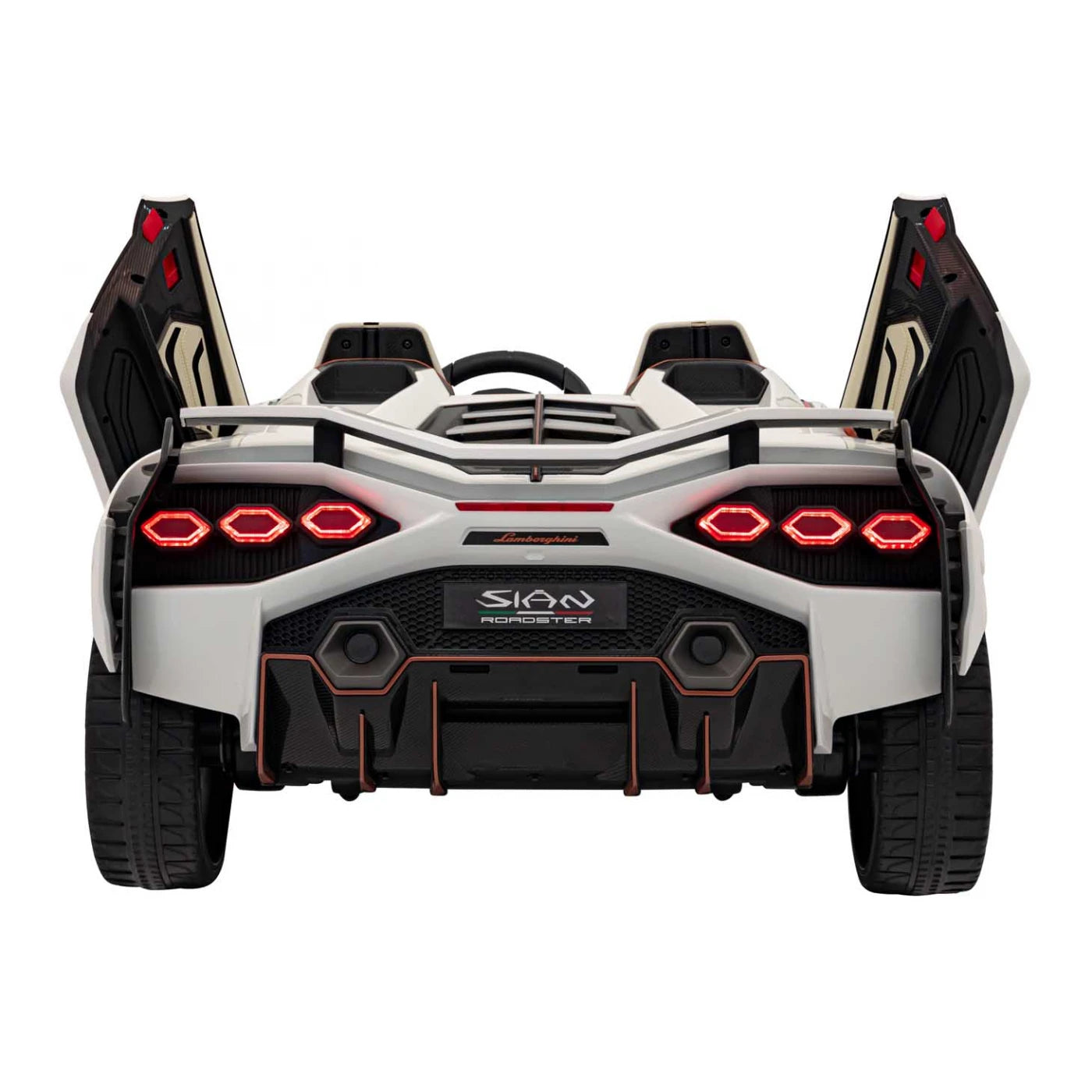 Carro Elétrico para Criança Lamborghini Sian 2 24v c/ RODAS DE BORRACHA & ASSENTO EM PELE