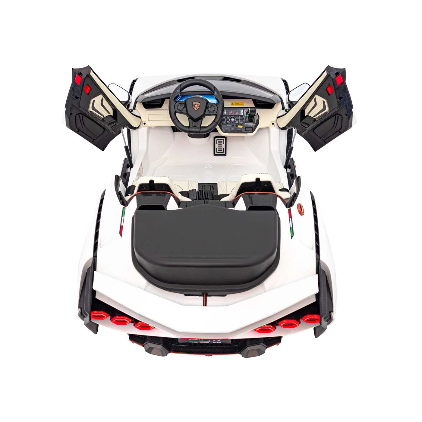 Carro Elétrico para Criança Lamborghini Sian 2 24v c/ RODAS DE BORRACHA & ASSENTO EM PELE