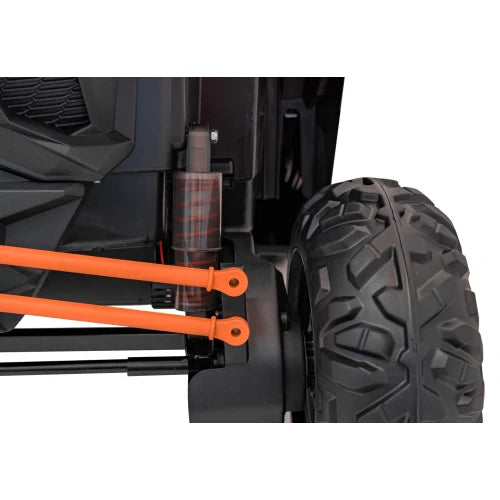 PRÉ-VENDA Carro Elétrico para Criança MAVERICK STYLE RR 4x4 24v Laranja c/ RODAS DE BORRACHA & ASSENTO EM PELE
