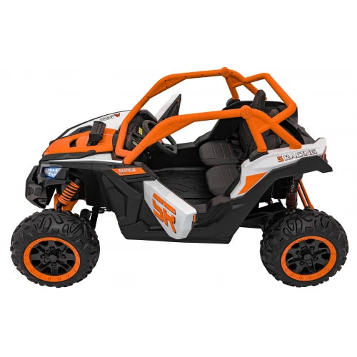 PRÉ-VENDA Carro Elétrico para Criança MAVERICK STYLE RR 4x4 24v Laranja c/ RODAS DE BORRACHA & ASSENTO EM PELE