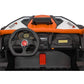 PRÉ-VENDA Carro Elétrico para Criança MAVERICK STYLE RR 4x4 24v Laranja c/ RODAS DE BORRACHA & ASSENTO EM PELE