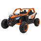PRÉ-VENDA Carro Elétrico para Criança MAVERICK STYLE RR 4x4 24v Laranja c/ RODAS DE BORRACHA & ASSENTO EM PELE