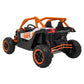 PRÉ-VENDA Carro Elétrico para Criança MAVERICK STYLE RR 4x4 24v Laranja c/ RODAS DE BORRACHA & ASSENTO EM PELE