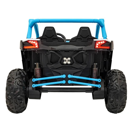 PRÉ-VENDA Carro Elétrico para Criança MAVERICK STYLE RR 4x4 24v Azul c/ RODAS DE BORRACHA & ASSENTO EM PELE
