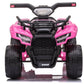 PRÉ VENDA Mini Moto 4 Elétrica para Crianças 6v Rosa c/ rodas de plástico
