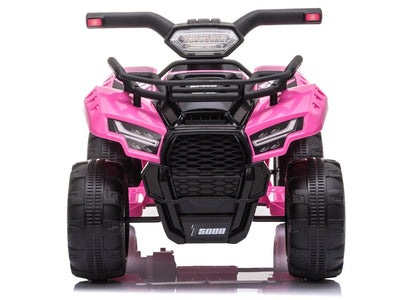 Mini Moto 4 Elétrica para Crianças 6v Rosa c/ rodas de plástico