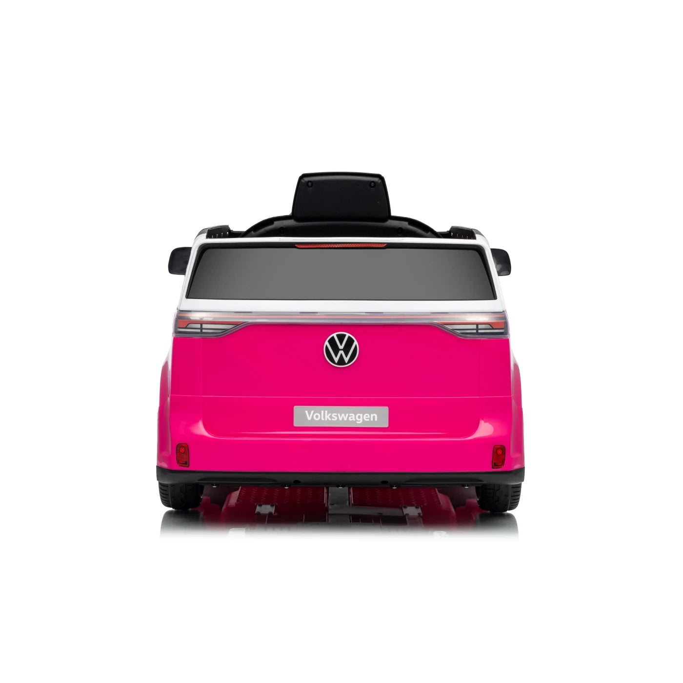 Carro elétrico para Criança Volkswagen ID Buzz Rosa c/ rodas de borracha e assento em pele