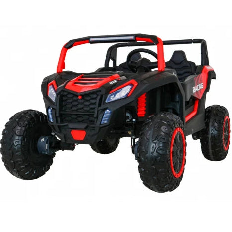 Carro Elétrico para Criança BUGGY ATV RACING 24v Vermelho c/ RODAS DE BORRACHA & ASSENTO EM PELE ECOLÓGICA
