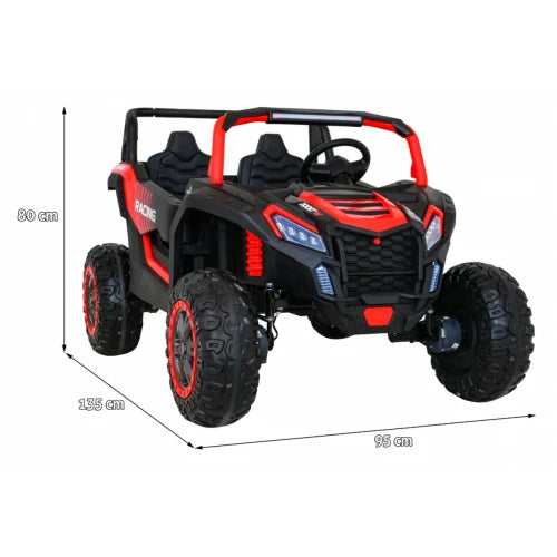 Buggy ATV Racing 24V Vermelho – carro elétrico para criança (vista 4)
