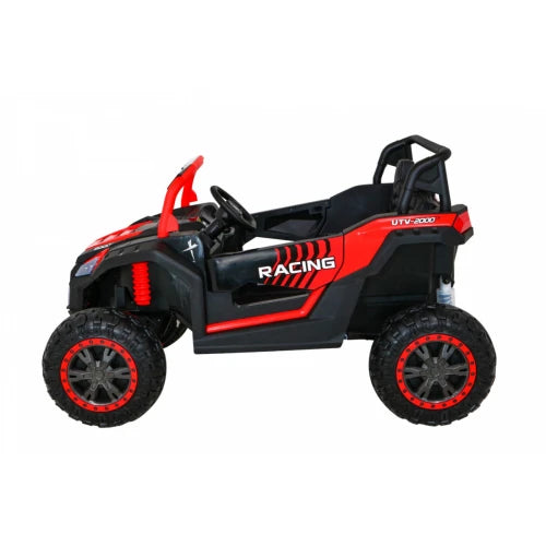 Buggy ATV Racing 24V Vermelho – carro elétrico para criança (vista 2)