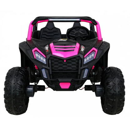 Carro Elétrico para Criança BUGGY ATV RACING 24v Rosa c/ RODAS DE BORRACHA & ASSENTO EM PELE