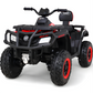 Mota Elétrica para Criança QUAD XT 4x4 24v Vermelha c/ RODAS DE BORRACHA & ASSENTO EM PELE