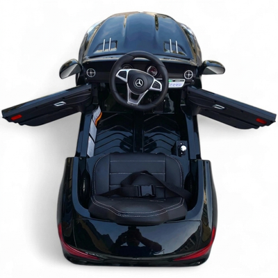 Carro Elétrico para Criança MERCEDES SL500 12V Preto c/ RODAS DE BORRACHA & ASSENTO EM PELE