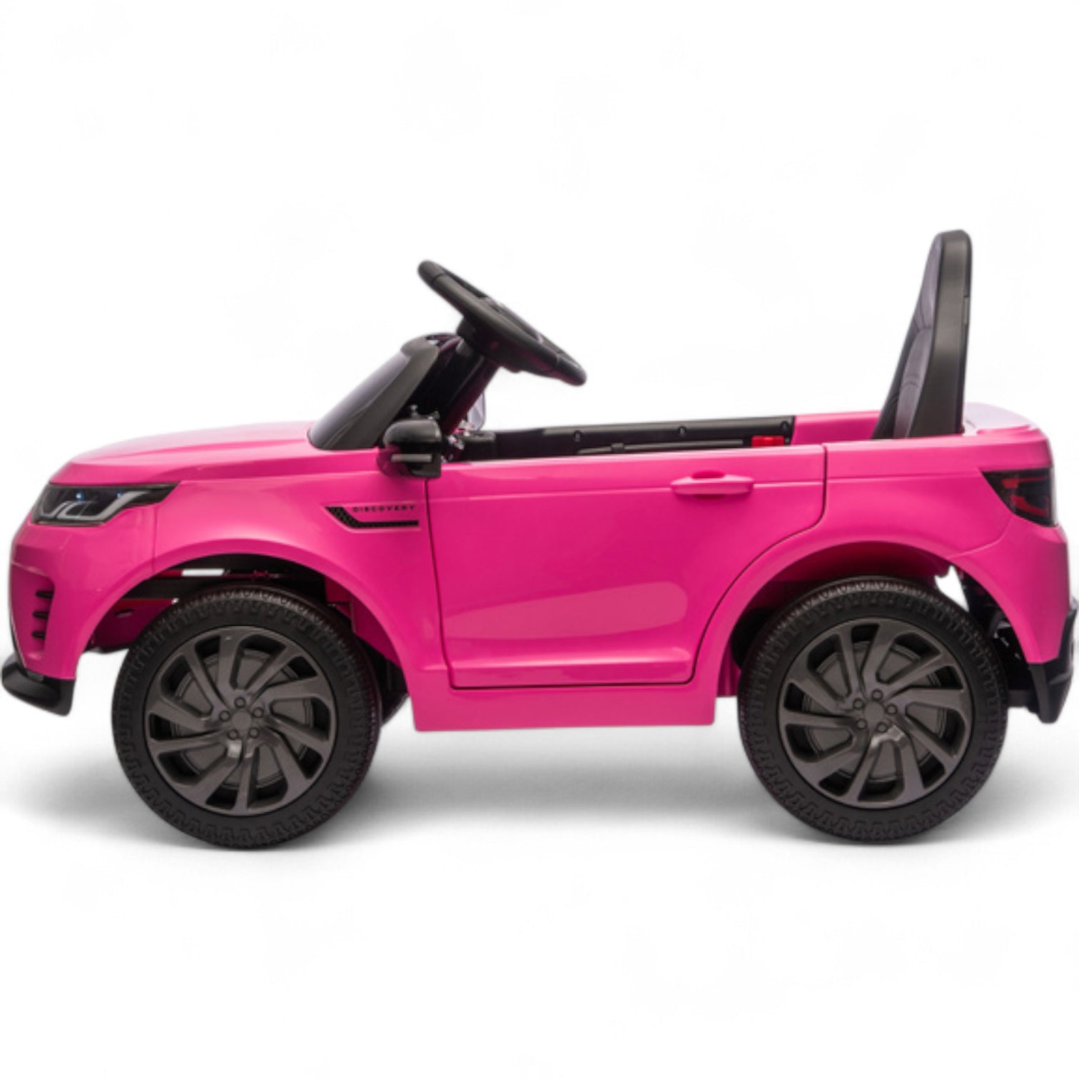 Carro Elétrico para Criança RANGE ROVER DISCOVERY 12v Rosa c/ RODAS DE BORRACHA & ASSENTO EM PELE